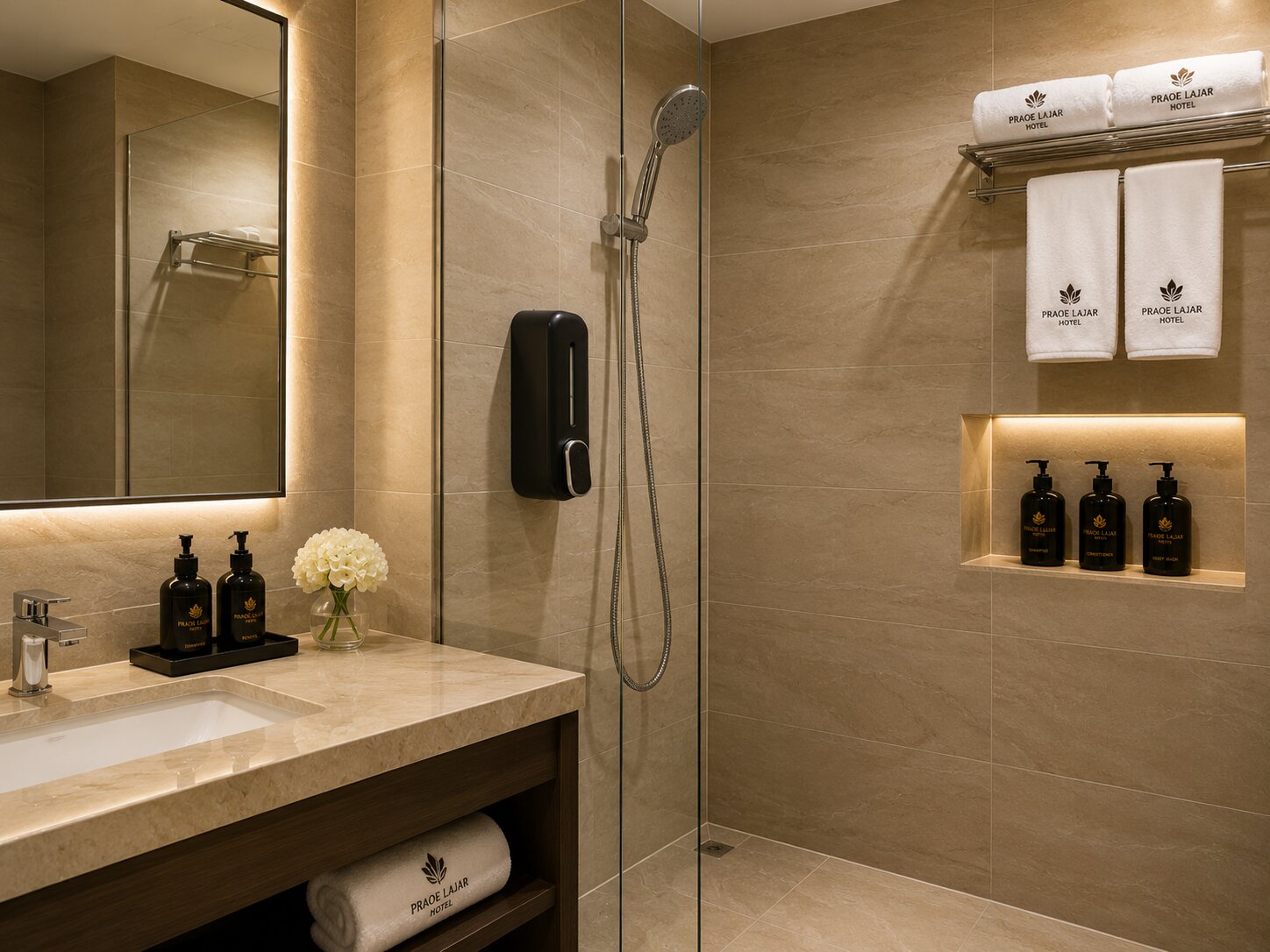 kamar mandi luas dan nyaman